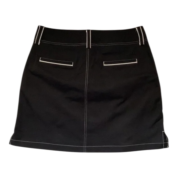 Adidas Climacool Black Women Athletic Golf Tennis Sport Mini Skirt Size 12 - Picture 3 of 6